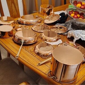 B&M Douro Korea 1970s Copper Cookware Set